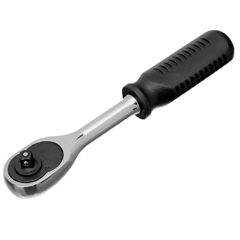 Ключ-трещотка Matrix 14010, 1/4", с переключателем, CrV, хромированный в Туле