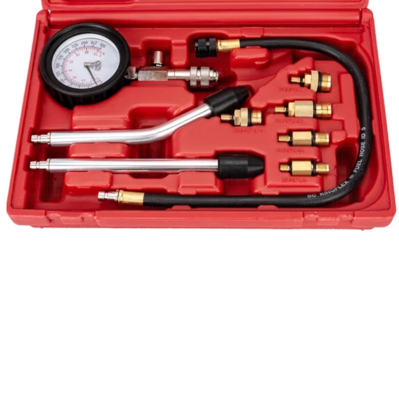 Компрессометр для бензиновых двигателей JTC JTC-4077A, с набором адаптеров