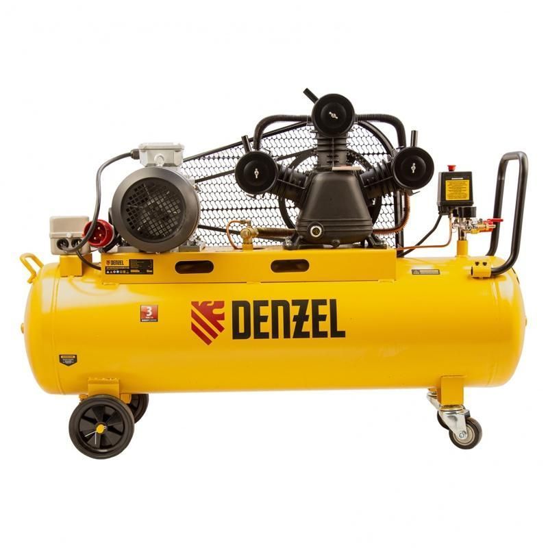 Компрессор воздушный Denzel BCW3000-T/100 58118, 3.0 кВт, 520 л/мин, 100 л в Муроме