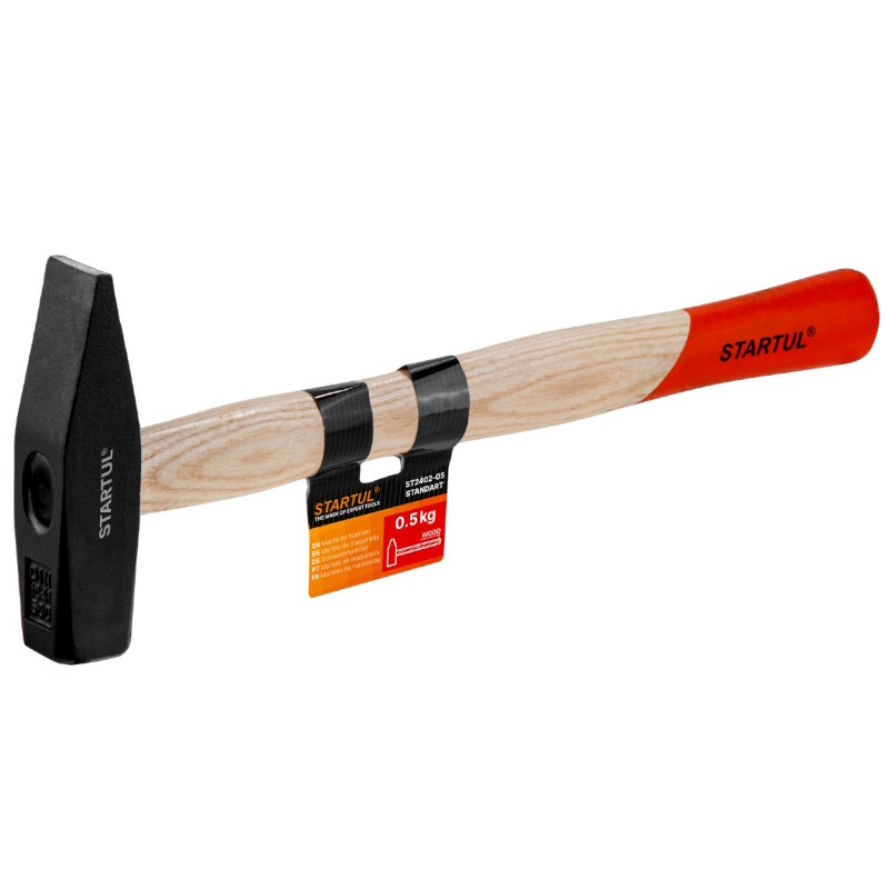 Молоток Startul STANDART ST2402-05 05кг с деревянной рукояткой 272₽