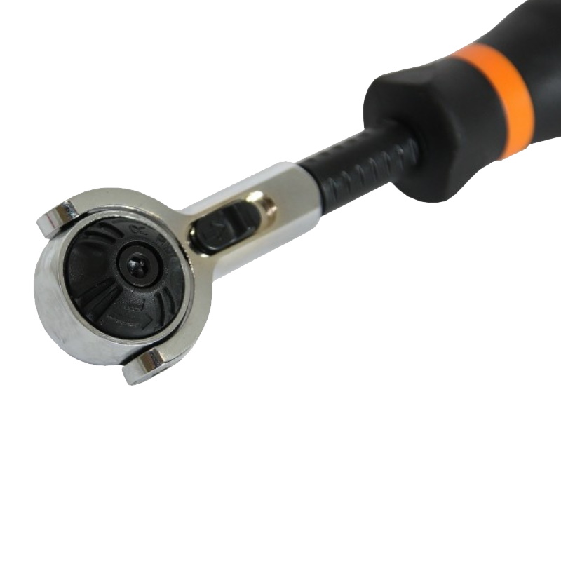 Рукоятка трещоточная Ombra 281404 059118, 1/4"DR, с шарнирной головкой, 100 зубцов, 180 мм в Ярославле