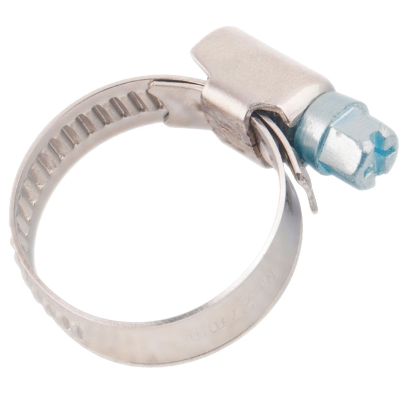 Хомуты металлические Сибртех 47575 стандартное болтовое крепление 120-140 мм ширина 9 мм 25 шт 461₽