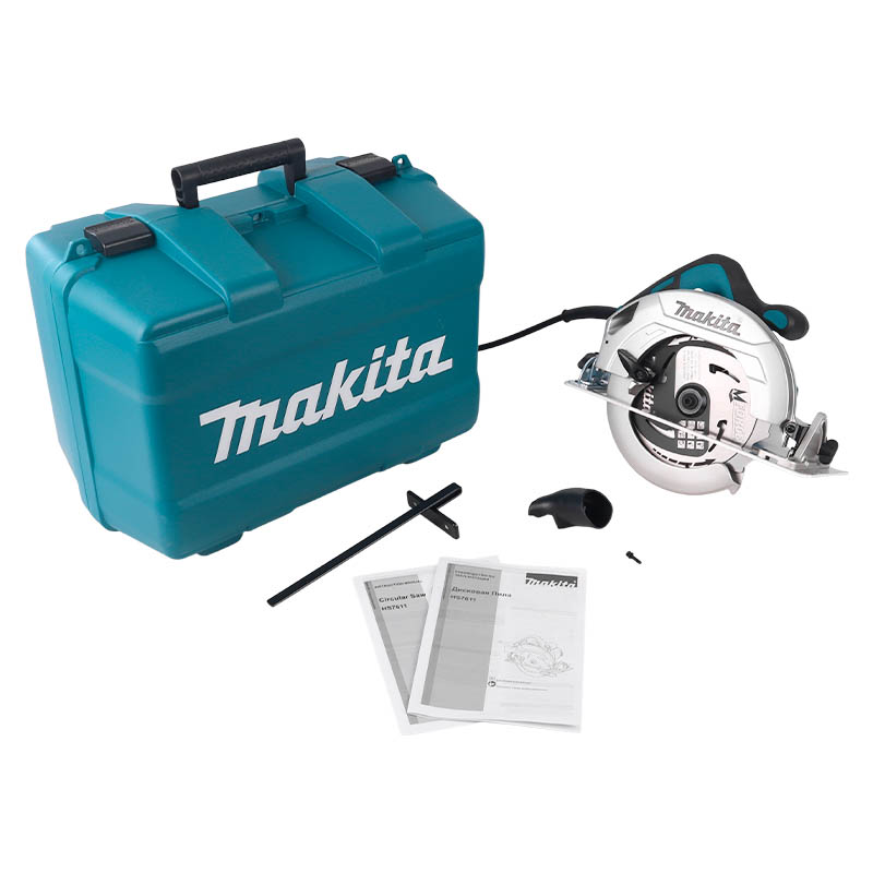 Пила дисковая Makita HS7611K,1600Вт, 5500об\м, диск-ф190х30мм, рез-65мм, Кейс в Коврове