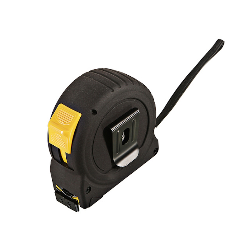 Рулетка Hanskonner HK2010-01-8-25, 8x25мм, 2 стопа, корпус SoftTouch, супермощный магнит