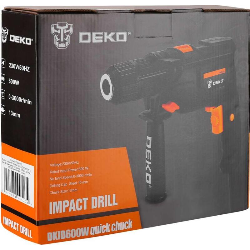 Дрель ударная Deko DKID600W 063-4162, 600 Вт в Костроме