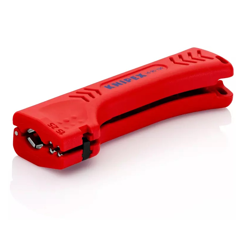 Стриппер универсальный для кабеля домовой и промышленной сети Knipex KN-1690130SB, Ø 8-13 мм, 1.5-2.5 мм², длина 130 мм