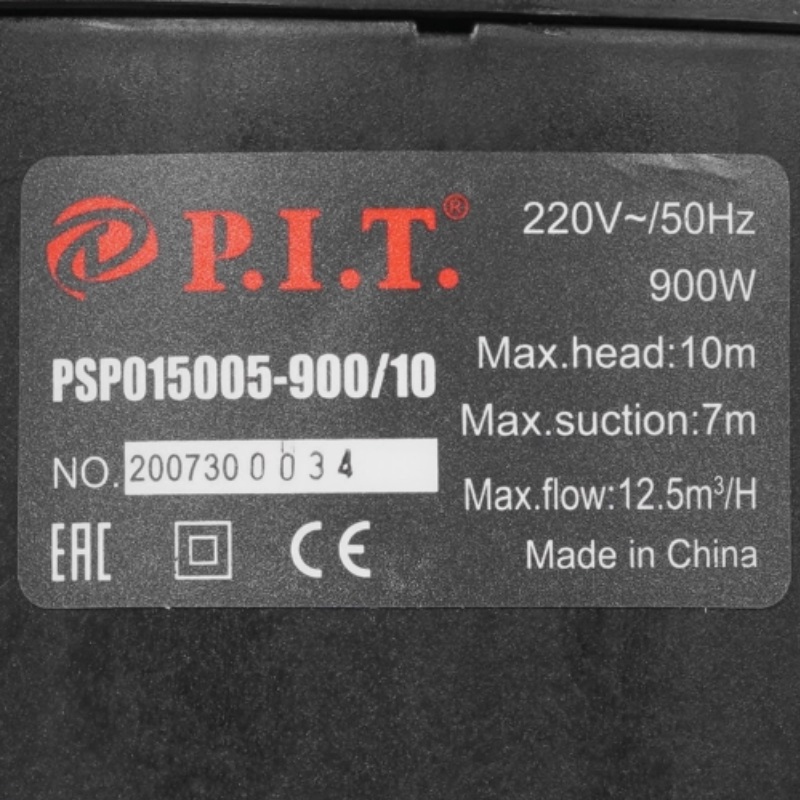 Дренажный насос для грязной воды P.I.T. PSP015005-900/10 в Туле