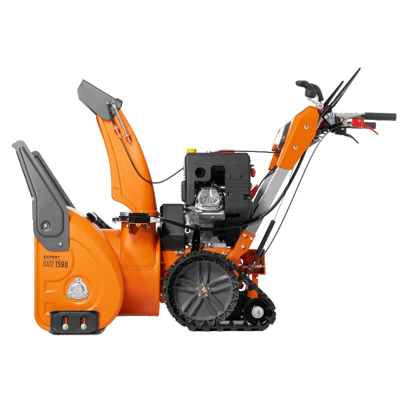 Снегоуборщик бензиновый гусеничный для очистки дорожки Daewoo DAST 1590 (мощность 15 л. с., ширина захвата 88 см, высота 54 см) в Александрове