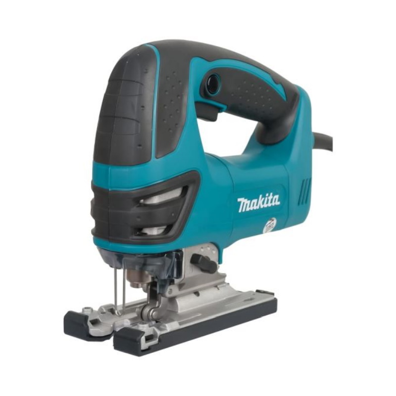 Строительный электролобзик Makita 4350CT (мощность 720 Вт, вес инструмента 2,5 кг, подключение к пылесосу)