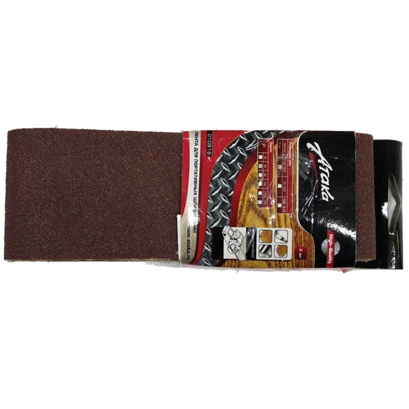 Шлифовальная лента Атака (75x457, Р60, 3 предмета) в Иваново