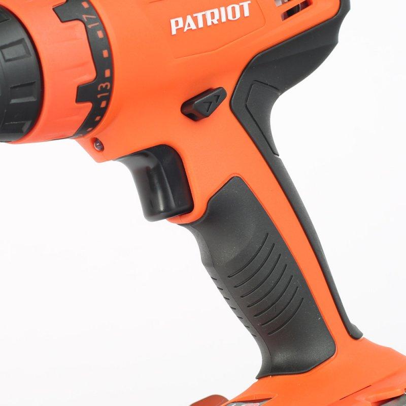 Аккумуляторная дрель-шуруповерт Patriot BR 140 180301420, с комплектом бит и сверл в Муроме