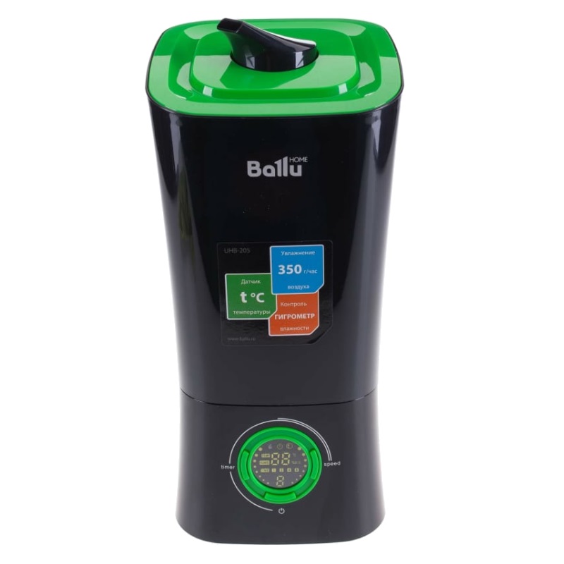 Увлажнитель ультразвуковой Ballu UHB-205 НС-1070070, черный/зеленый в Кинешме