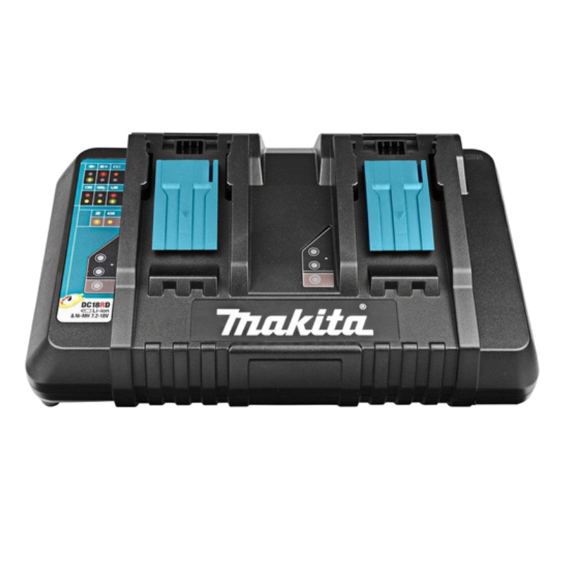 Коса аккумуляторная Makita DUR368AZ, LXT BL 18В, 550 Вт, нож 4T (в комплекте 2 АКБ 632F69-8 и ЗУ 630876-7)