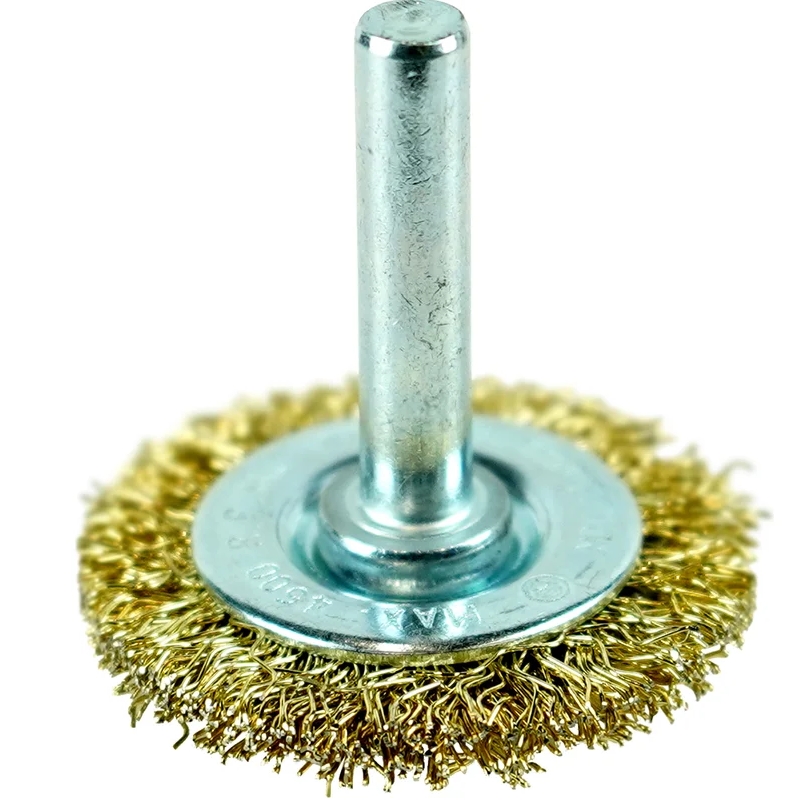 Кордщётка дисковая Berger BG1728 латунированная сталь 03 мм диаметр 38 мм хвостовик 6 мм 143₽