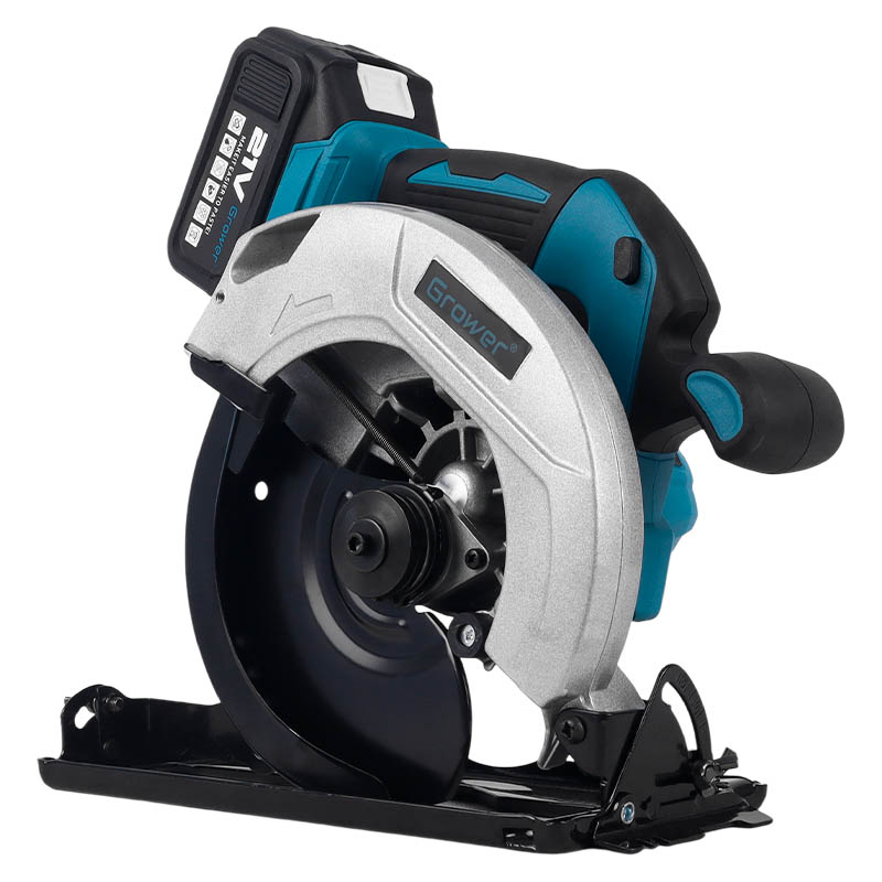Бесщеточная аккумуляторная дисковая пила Grower DBL27, 185 мм, 21v (под Makita LXT), 4 Ah, аккумулятор 2 шт, З/У в Кинешме
