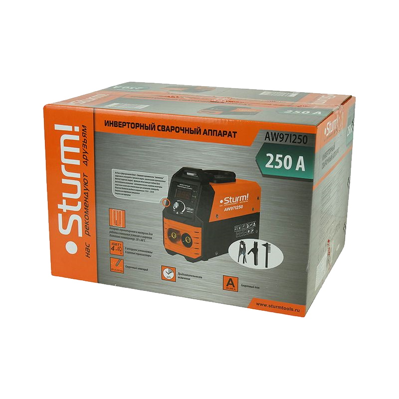 Сварочный инвертор Sturm! AW97I250 (250А, ПВ 60%, 170-250В) в Иваново