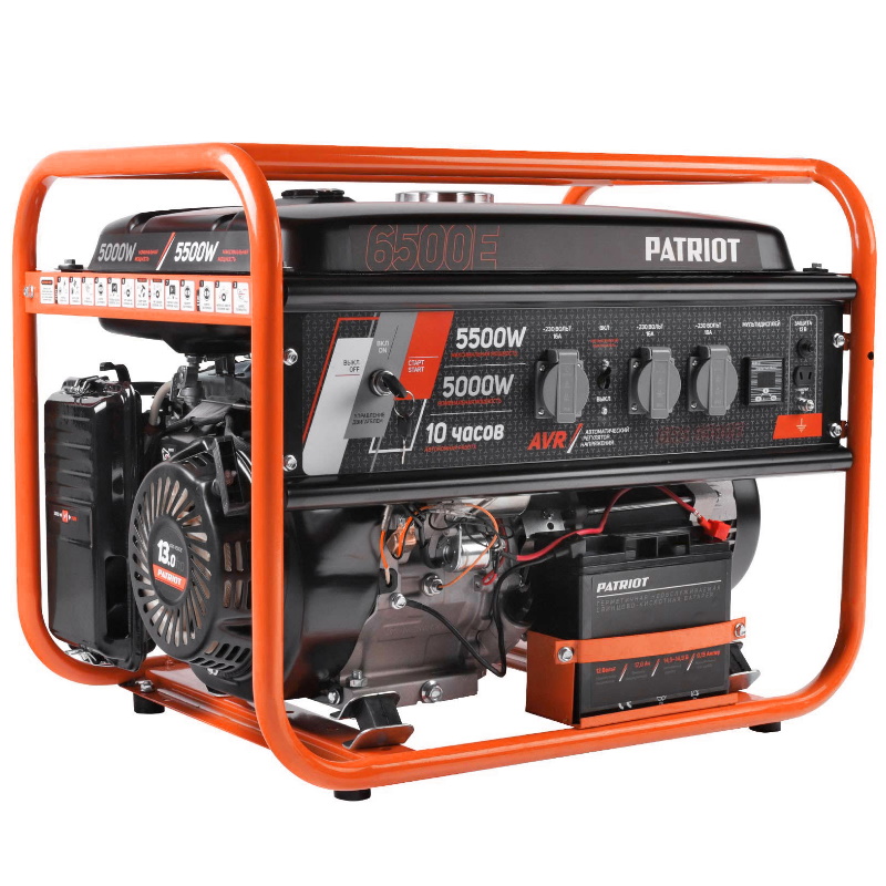 Бензиновый генератор Patriot GRS 6500E, 476102271 во Владимире