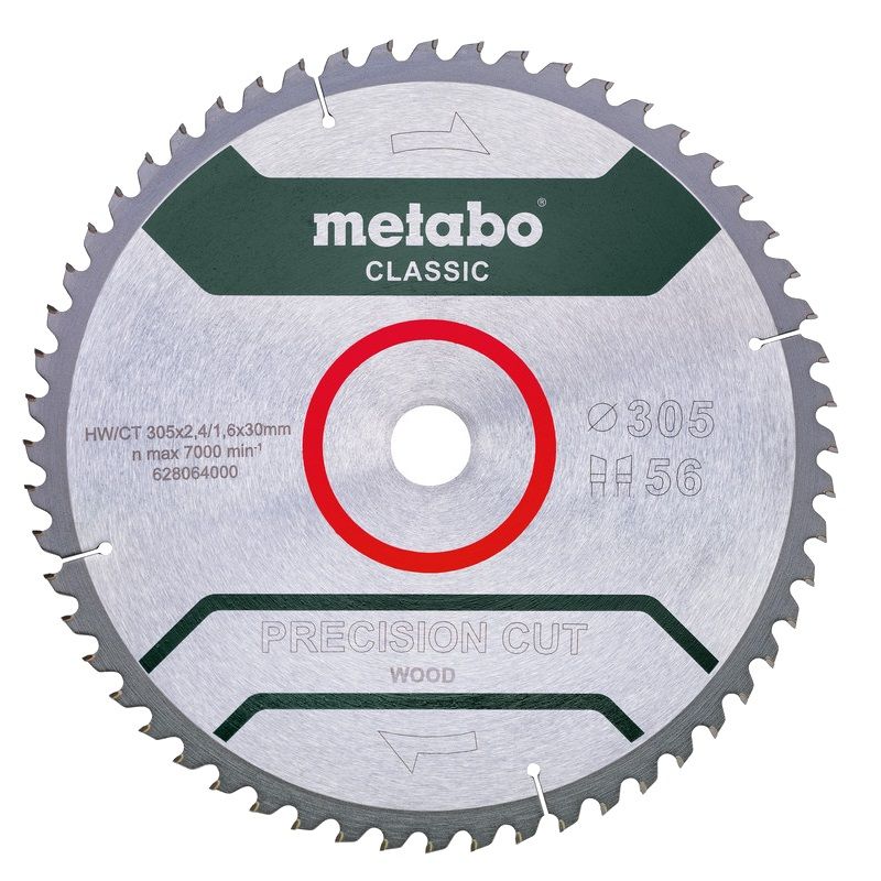 Пильный диск по дереву Metabo 628064000 (диаметр 305 мм, посадочный 30 мм, толщина 1,6 мм, 56 зубьев) в Александрове