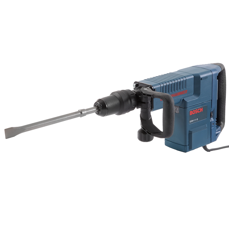 Отбойный молоток по кирпичу и плитке Bosch GSH 11 E (электрический, патрон SDS-Max, 1500 вт, аксессуары) в Муроме