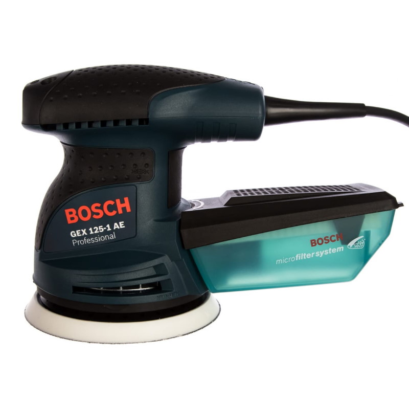 Шлифмашина эксцентриковая Bosch GEX 125-1 AE 0.601.387.501 (диаметр круга 125 мм, вес 1,3 кг) в Муроме