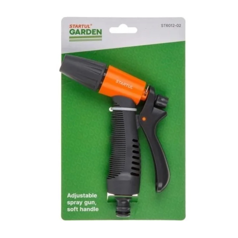 Пистолет-распылитель Startul GARDEN (ST6012-02) ST6012-02, регулируемый, с мягкой ручкой