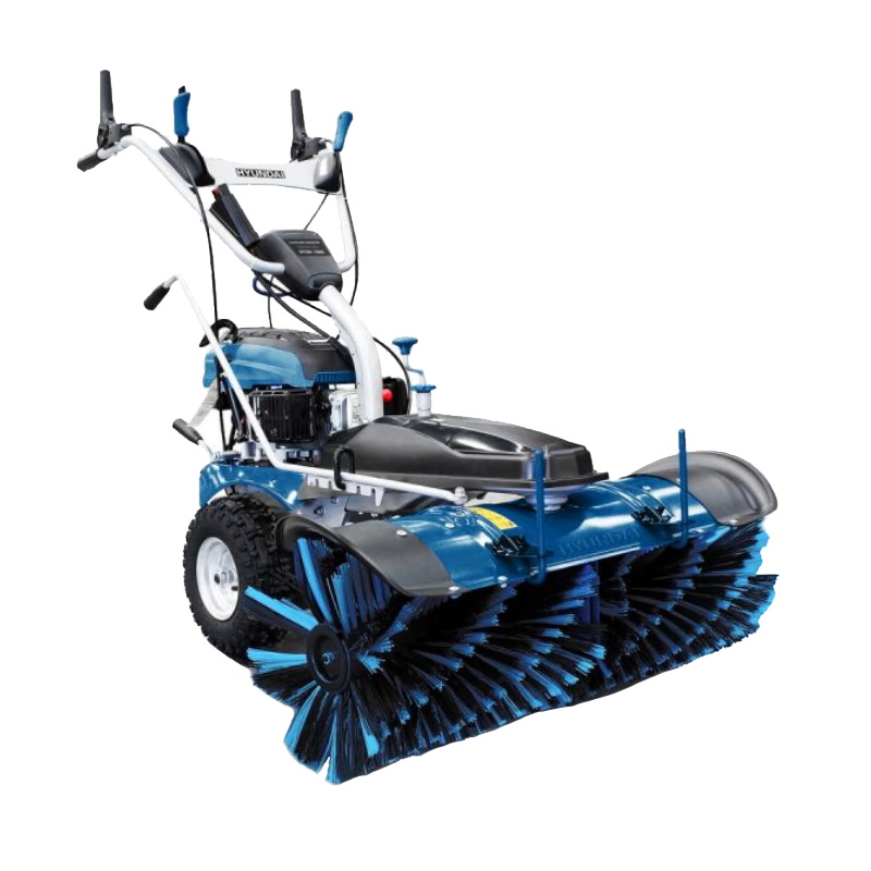 Бензиновая подметальная машина Hyundai HYSW 1000 (с электростартером, мощность двигателя 5 лс)