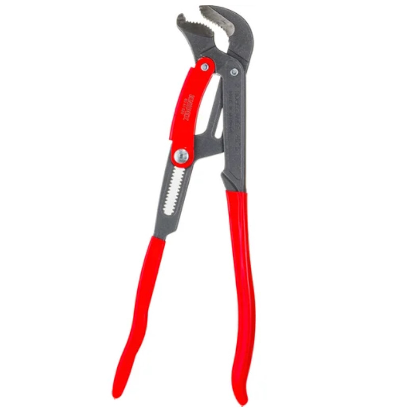 Ключ трубный Knipex KN-8361020, 2", S-образные губки, с быстрой регулировкой, зев 70 мм, длина 560 мм, серый во Владимире