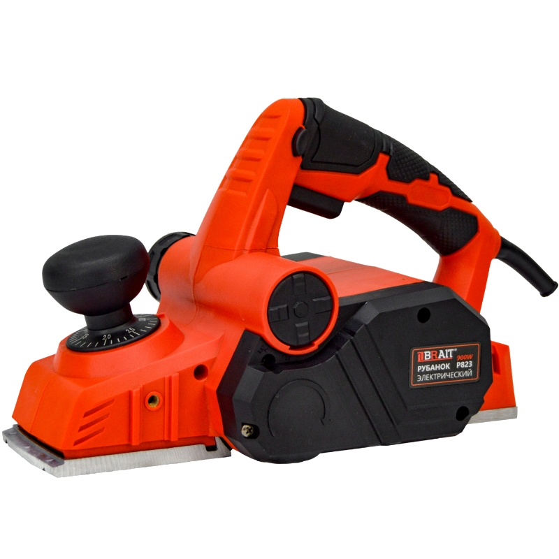 Рубанок электрический Brait P823 21.01.243.106, 900Вт,размер ножа 82*5,7*1,2 мм, 14500 об/мин