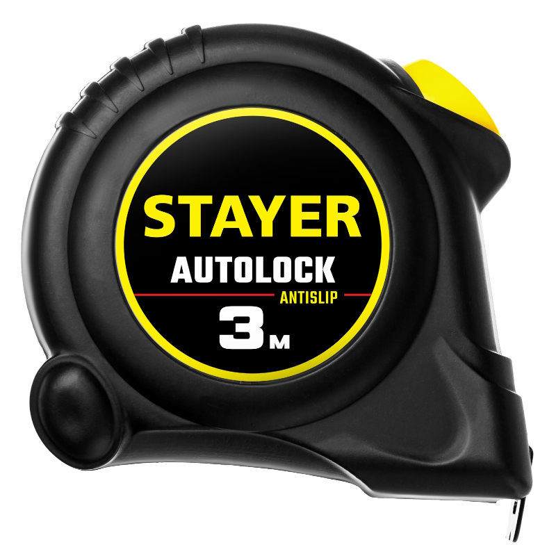 Рулетка Stayer "MASTER" "AUTOLOCK" 2-34126-03-16_z01, корпус с резиновым напылением, автостоп, 3мх16мм в Кинешме
