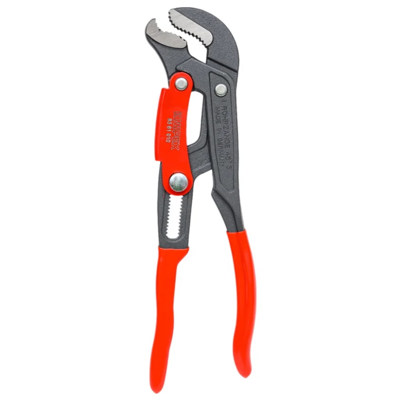 Ключ трубный Knipex KN-8361010, 1", S-образные губки, с быстрой регулировкой, зев 42 мм, длина 330 мм, серый в Переславле
