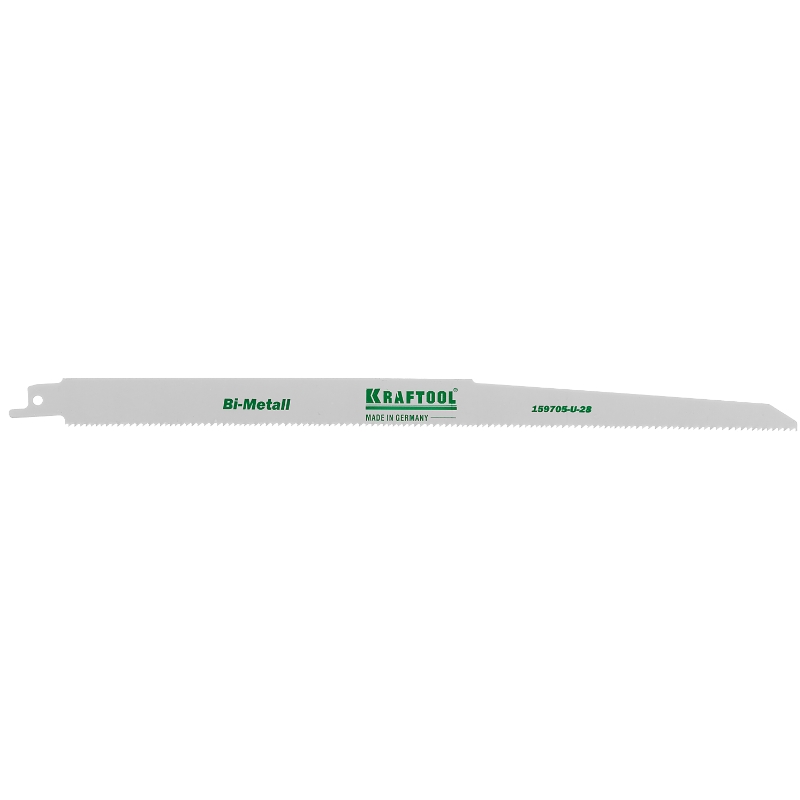 Полотно Kraftool "INDUSTRIE QUALITAT" 159705-U-28, S1222VF, для эл/ножовки, Bi-Metall, по металлу, дереву, шаг 1,8-2,5мм, 280мм