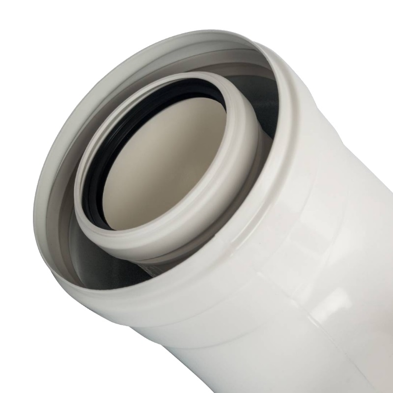 Колено для конденсационных котлов 90° Stout SCA-8610-210090 DN60/100, PP-FE в Кинешме
