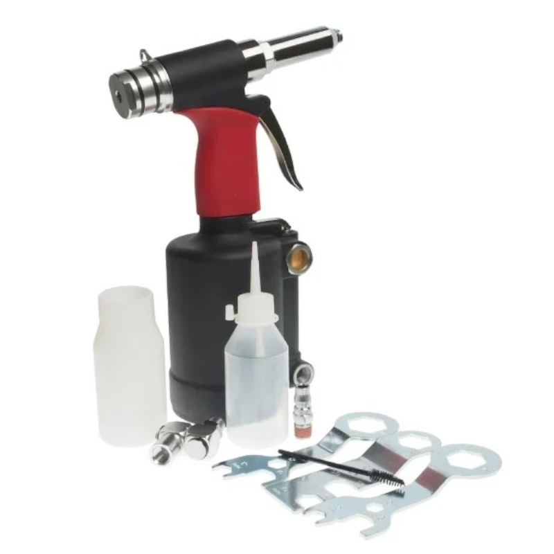 Заклепочник пневматический JTC JTC-7728 шток 158 мм штуцер 14 максимальное усилие при 90 psi 3300lbf