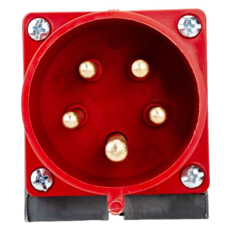 Вилка стационарная IEK ССИ-525 PSR52-032-5, 32А-6ч, 380 В, 3P+PE+N, IP44  в Муроме
