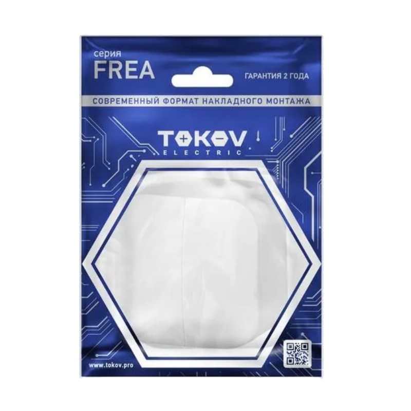 Выключатель двухклавишный Tokov Electric Frea TKE-FR-V2-C01