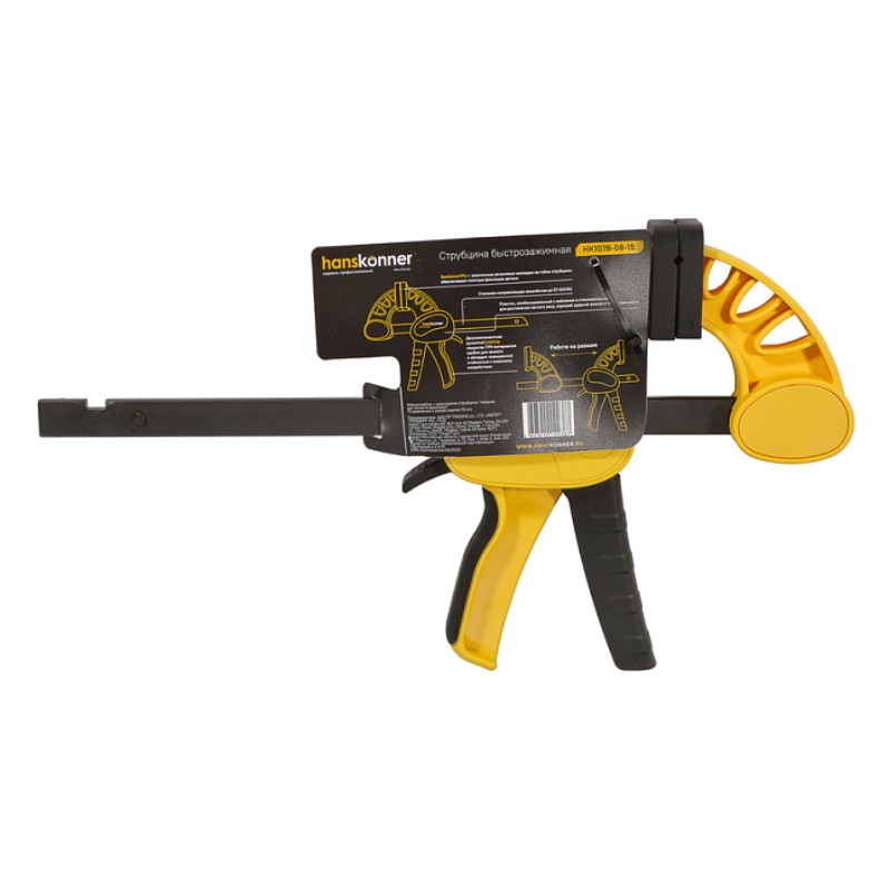 Струбцина быстрозажимная Hanskonner HK1078-08-15 150 мм, 180-200 кгс в Нижнем Новгороде
