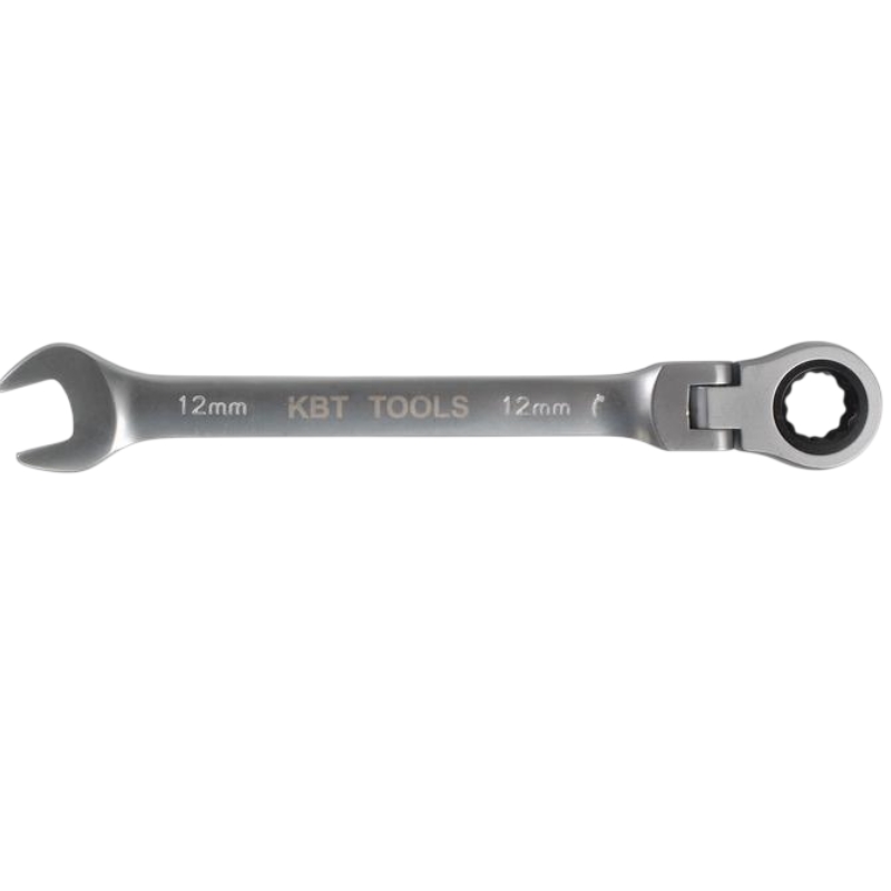 Ключ гаечный комбинированный трещоточный с шарниром КВТ 79194 12 мм серия KBT-PROFESSIONAL 442₽