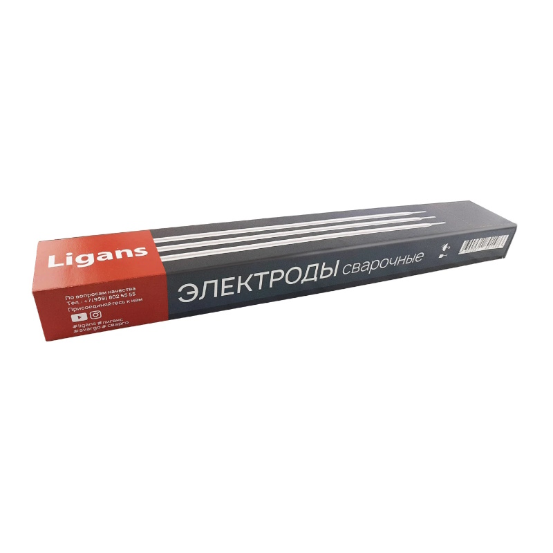 Электроды сварочные Ligans УОНИ-13/55 L011, д. 4,0 мм (пачка 5кг) в Коврове