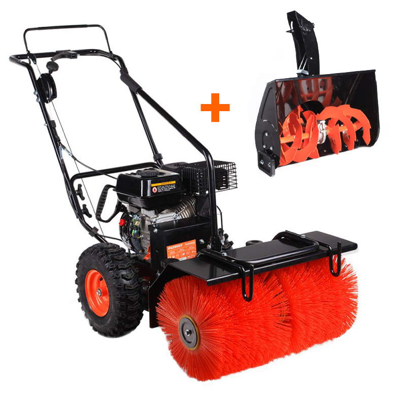 Бензиновый снегоуборщик Patriot PRO 777S 2 насадки (щетки в комплекте)