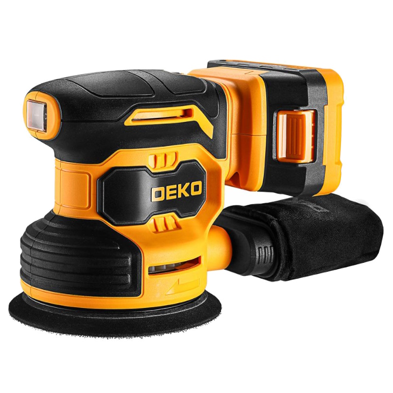 Шлифмашина эксцентриковая Deko DKCG-125 084-1041, аккумуляторная, 20В, 1x2.0Ач в Иваново