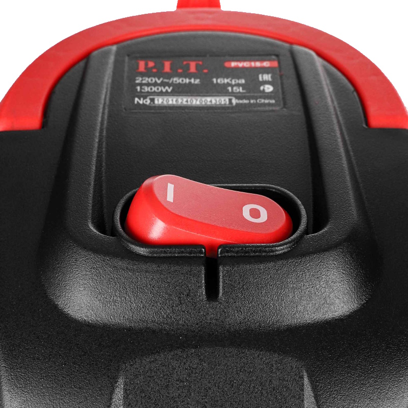 Пылесос строительный электрический P.I.T. PVC15-C (1300Вт, шланг3м, бак15л, сухая/влажная уборка,фильтр) в Иваново