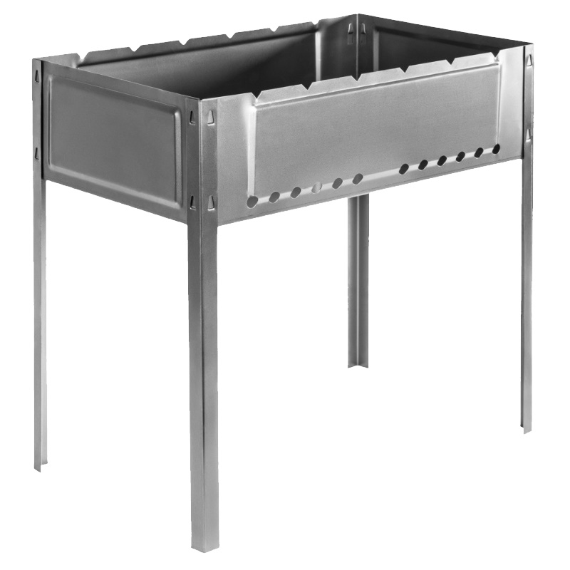 Мангал облегченный с ребрами жесткости Palisad 69544, 500x300x500 мм Camping в Костроме