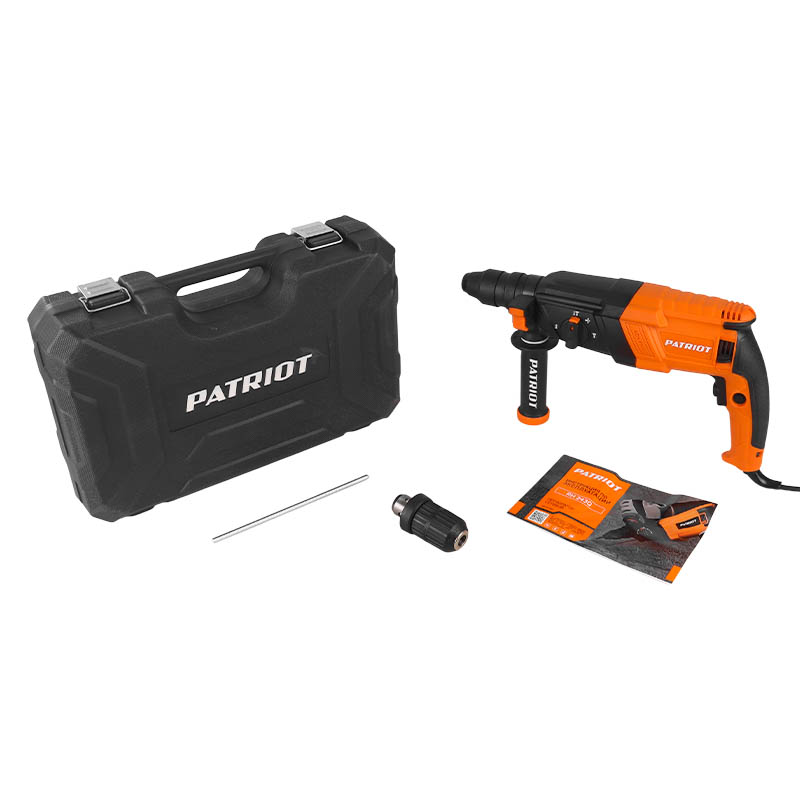 Перфоратор Patriot RH 243Q 140301344 в кейсе, с защитной муфтой в Твери