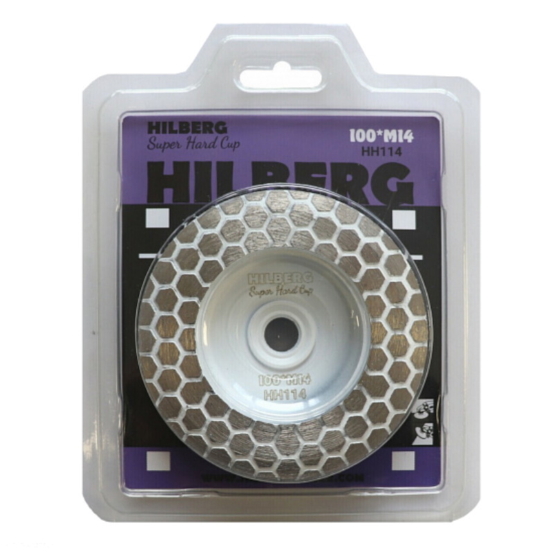 Чашка алмазная Hilberg Super Hard Cup HH114, по керамике и керамограниту, 100*M14  в Костроме