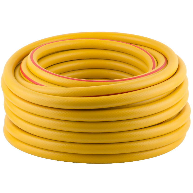 Шланг поливочный армированный Курс 76318 трехслойный желтый 34х22 мм х 25 м 1815₽