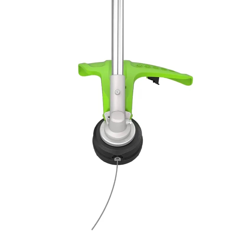 Триммер аккумуляторный Greenworks TB201H 2112407UB, 82V, 2,0 кВт, 46 см, c трехлопастным ножом, б/щ, с 1хАКБ 5 Ач и ЗУ