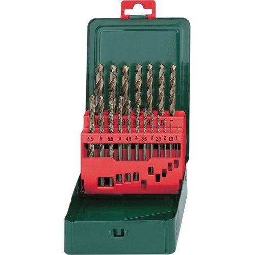 Набор сверл в металлической коробке Metabo 627157000, 1-10 мм, 19 штук в Муроме