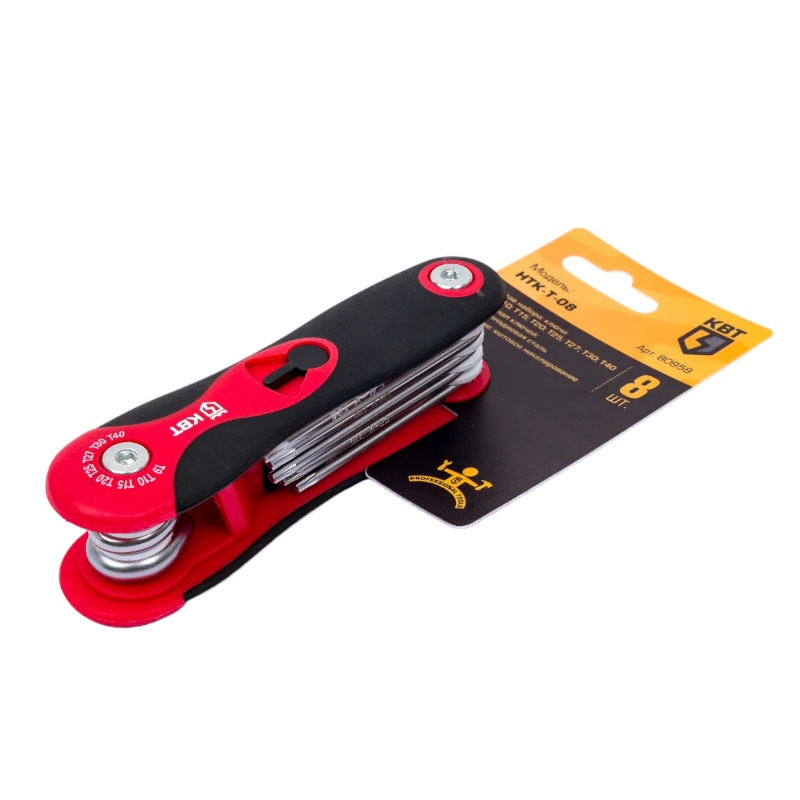Набор ключей КВТ TORX НТК-Т-08 80958, серия KBT-PROFESSIONAL в Нижнем Новгороде