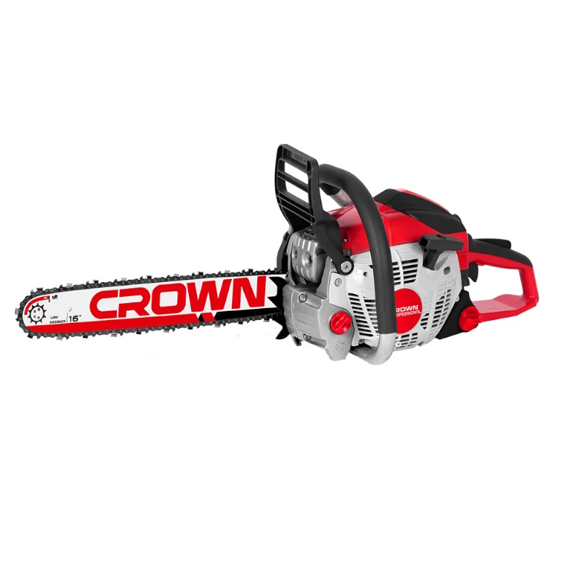 Пила цепная бензиновая Crown CT20198-16, 40.2 см3, шина 16”, цепь 3/8"-0,050"/1,3мм, 56з , AVS в Коврове