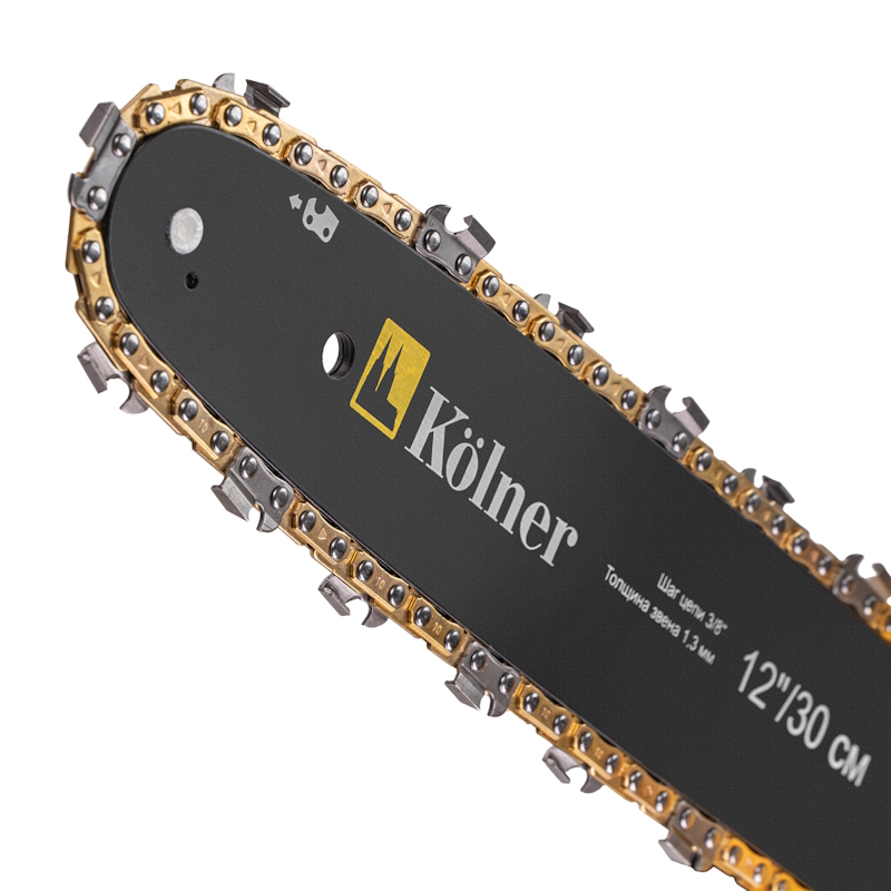 Пила цепная аккумуляторная Kolner KCS 18BL-30-2K 18V UNI-M Standard 4610264003523, BL, шина 30см (12") (акб 2х3.0Ач, зу стационарное, кейс) в Вологде